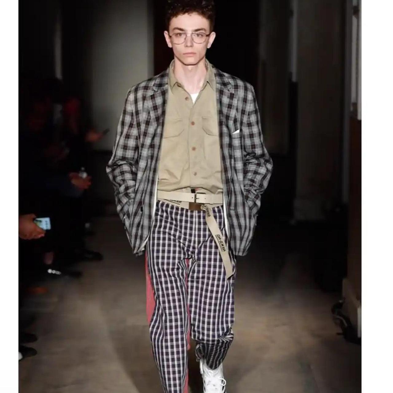 Gosha Rubchinskiy S/S 18 Combo Check Pant, Size M...