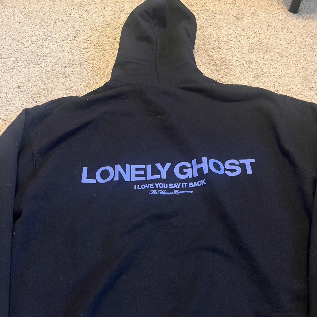 Lonely Ghost Hoodie Worn Once Size Medium Depop