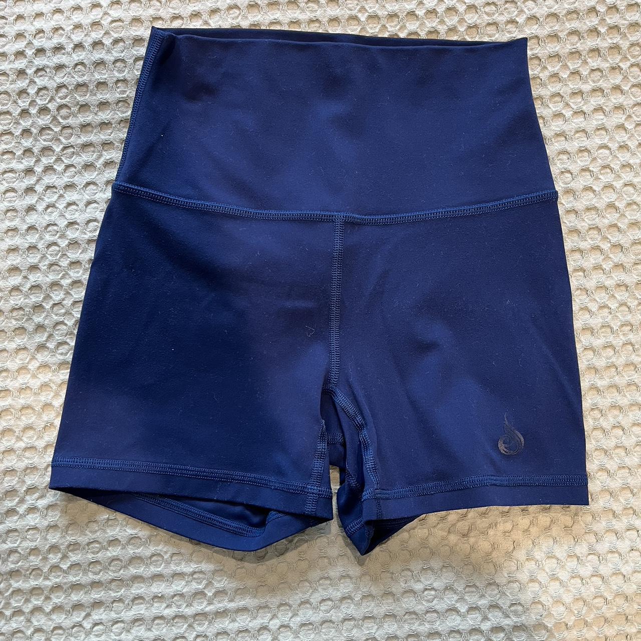 ryderwear blue gym shorts have been worn for sport... Depop