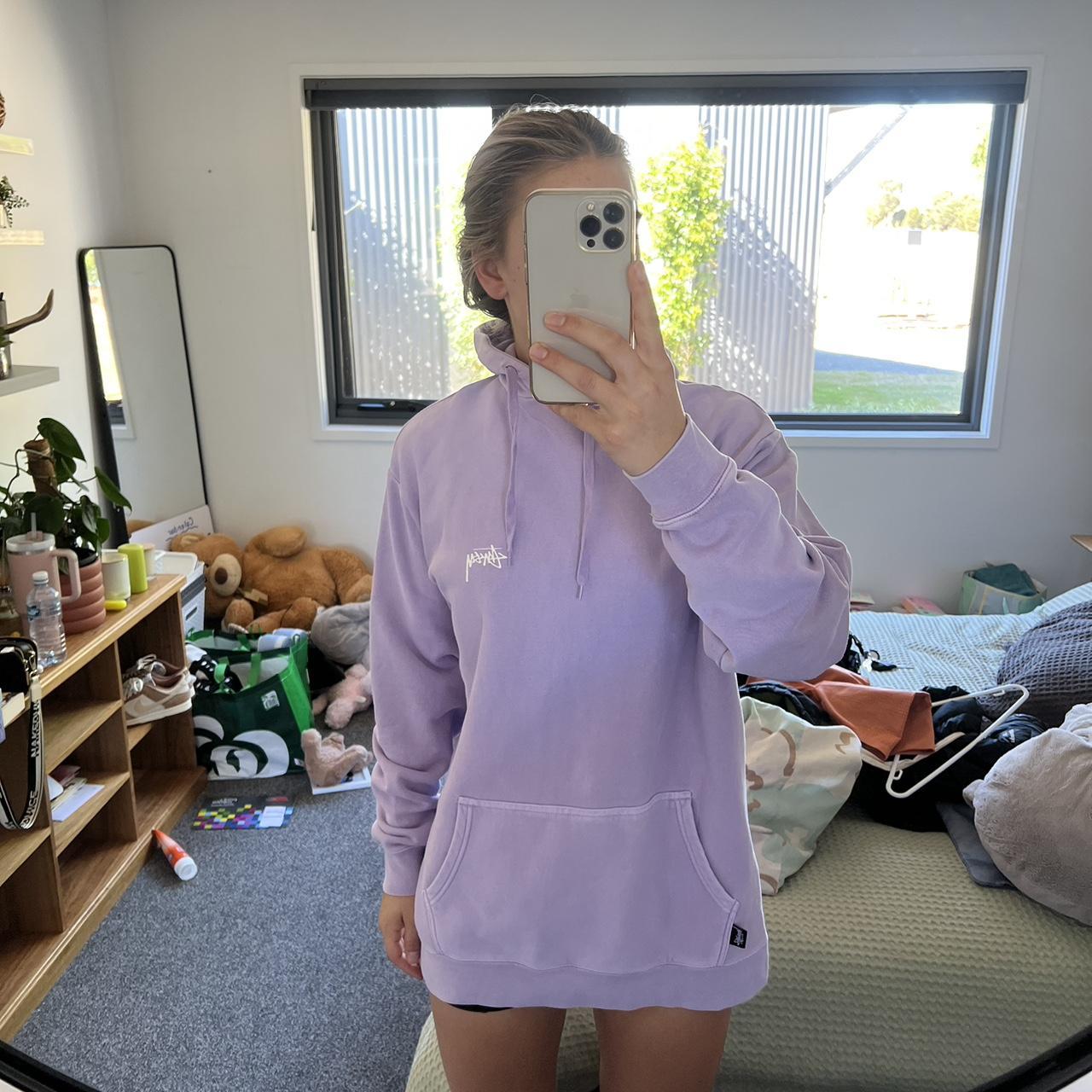 Purple stussy jumper Clearance