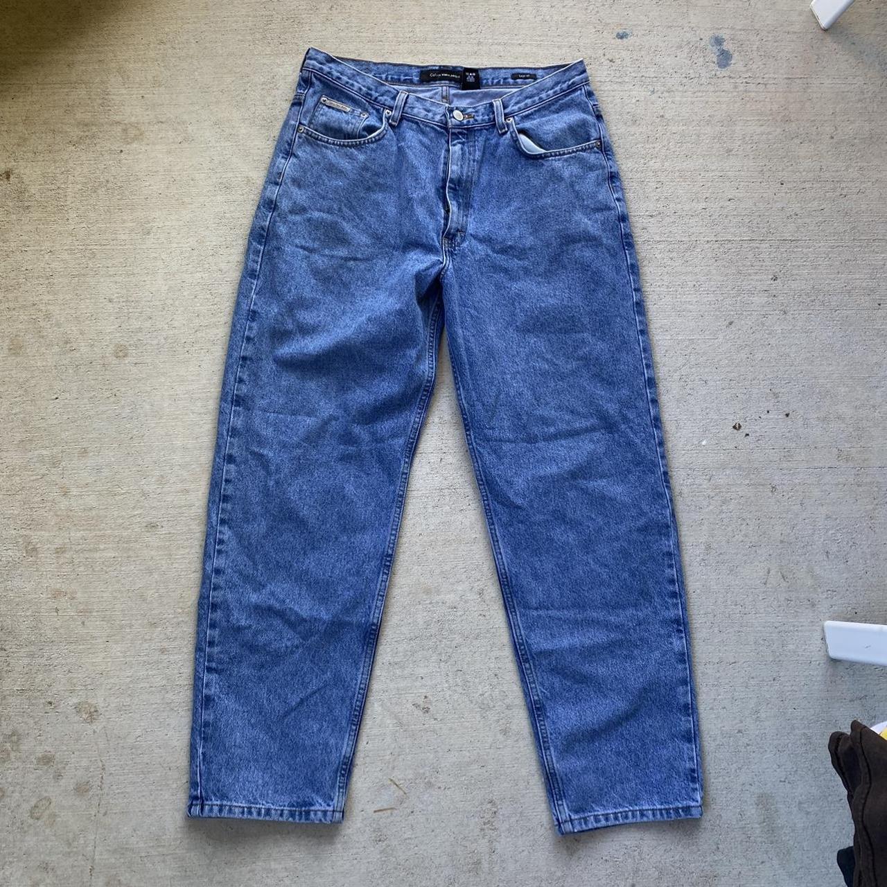 Calvin Klein blue jeans size 34x34 #jeans #calvinklein - Depop