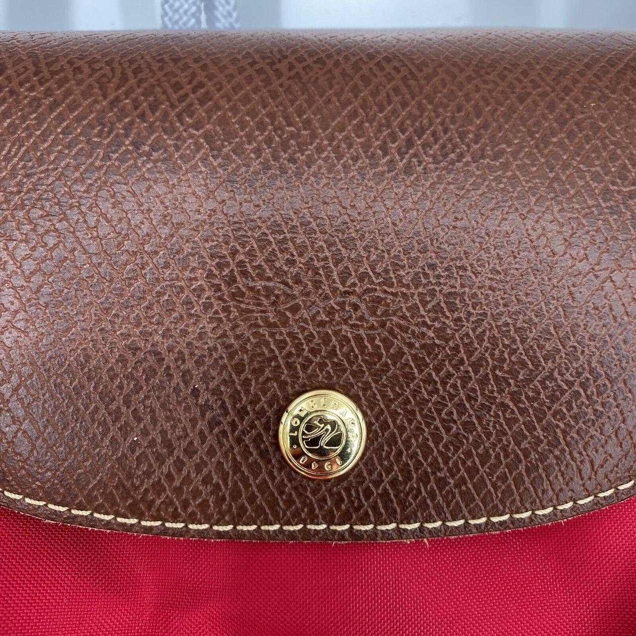 Longchamp Women's Red Bag | Depop