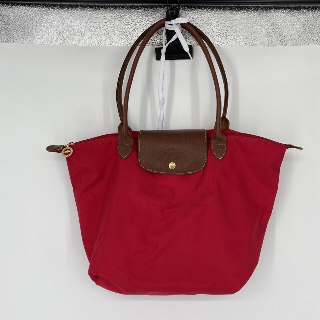 Longchamp Women's Red Bag Depop