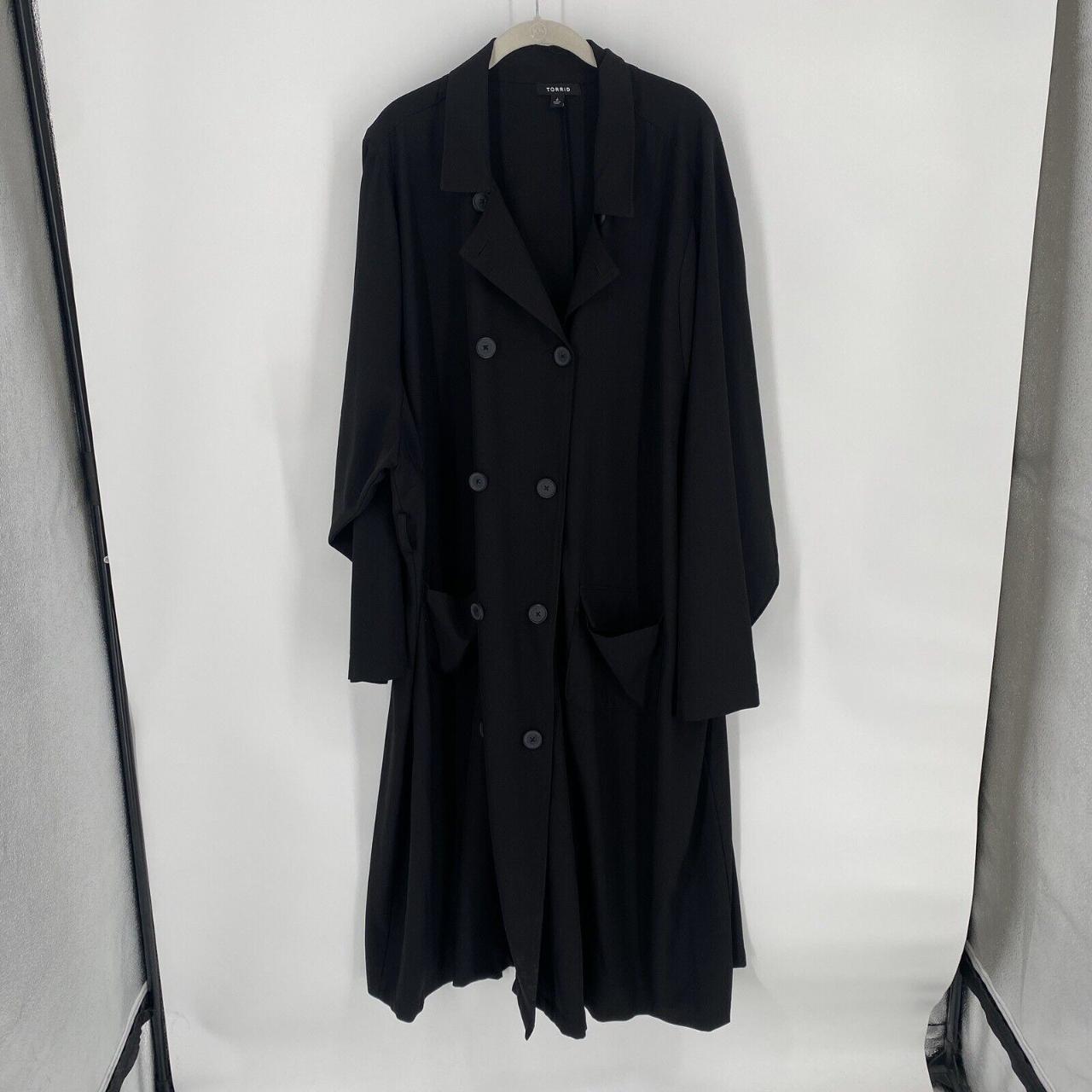 Torrid black clearance trench coat