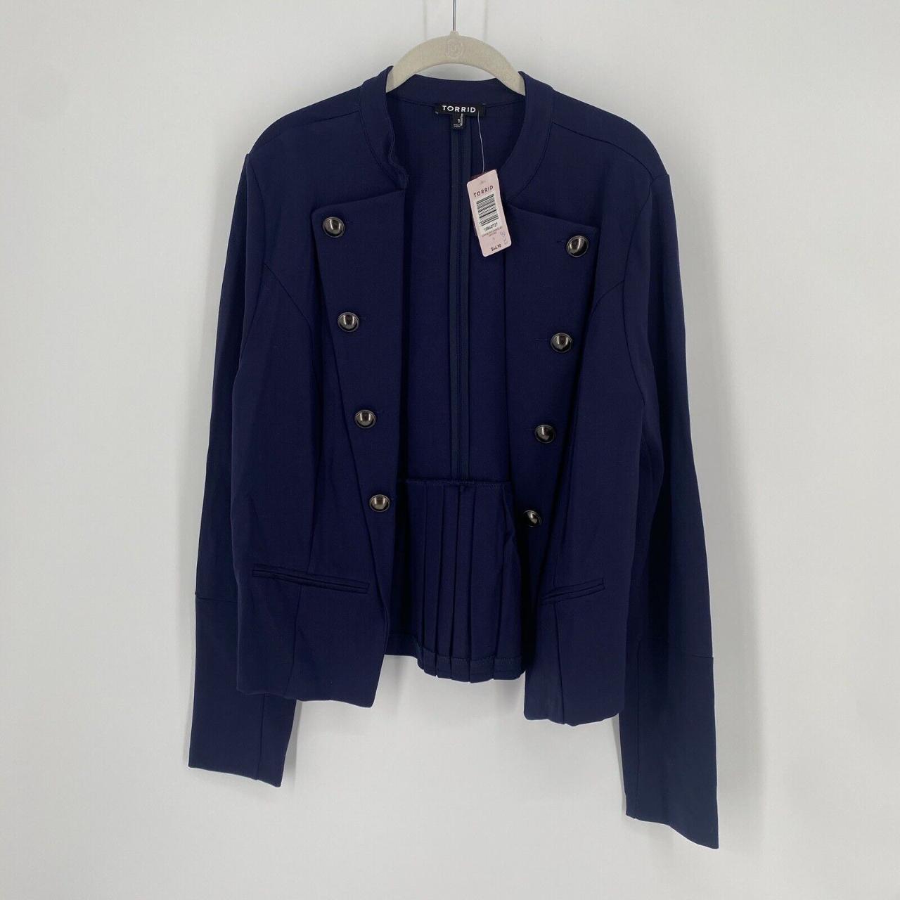 Torrid Navy hot Blue Jacket