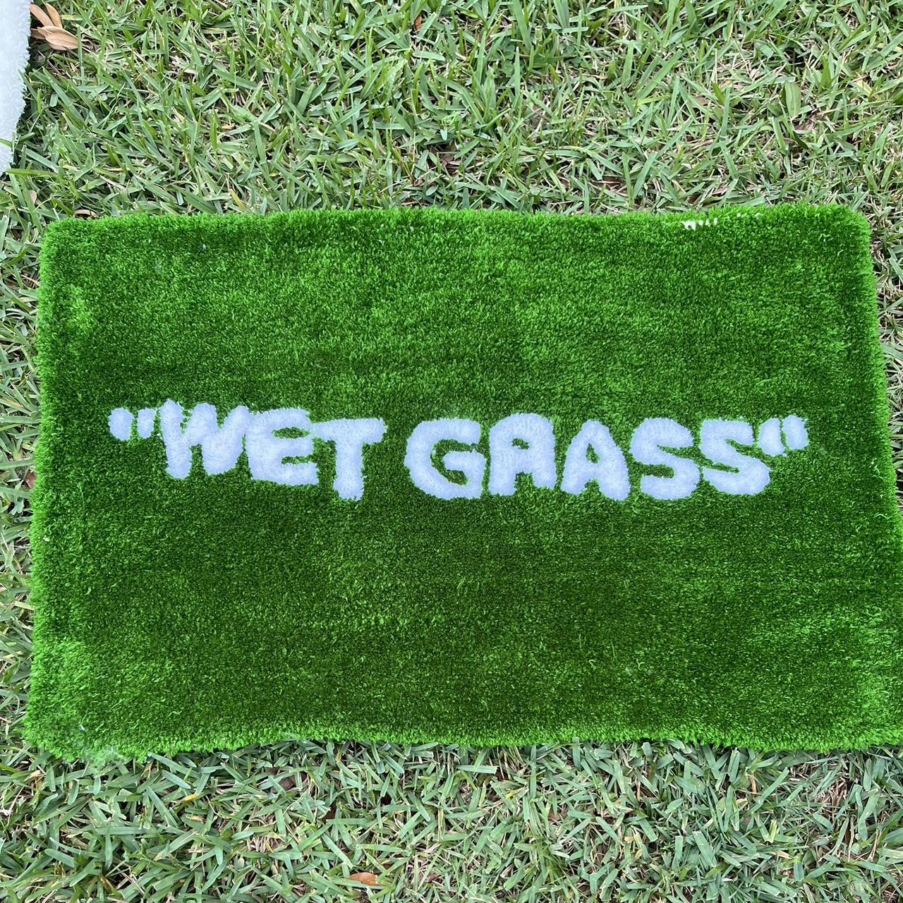 Wet Grass Rug,Wet Grass, Wet-Grass Rug, Green Rug,... - Depop