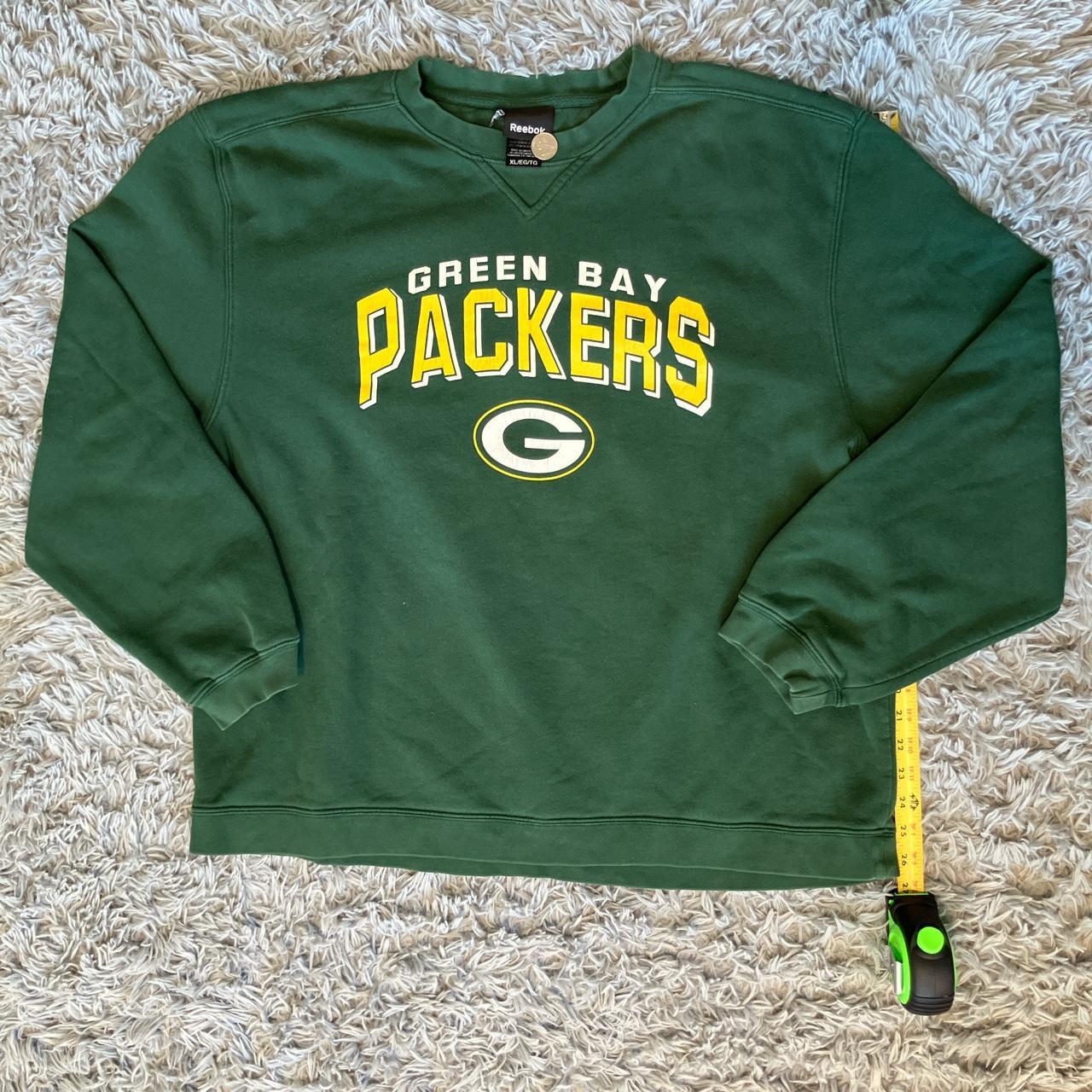 Vintage Reebok Green Bay Packers Sweatshirt Spellout 