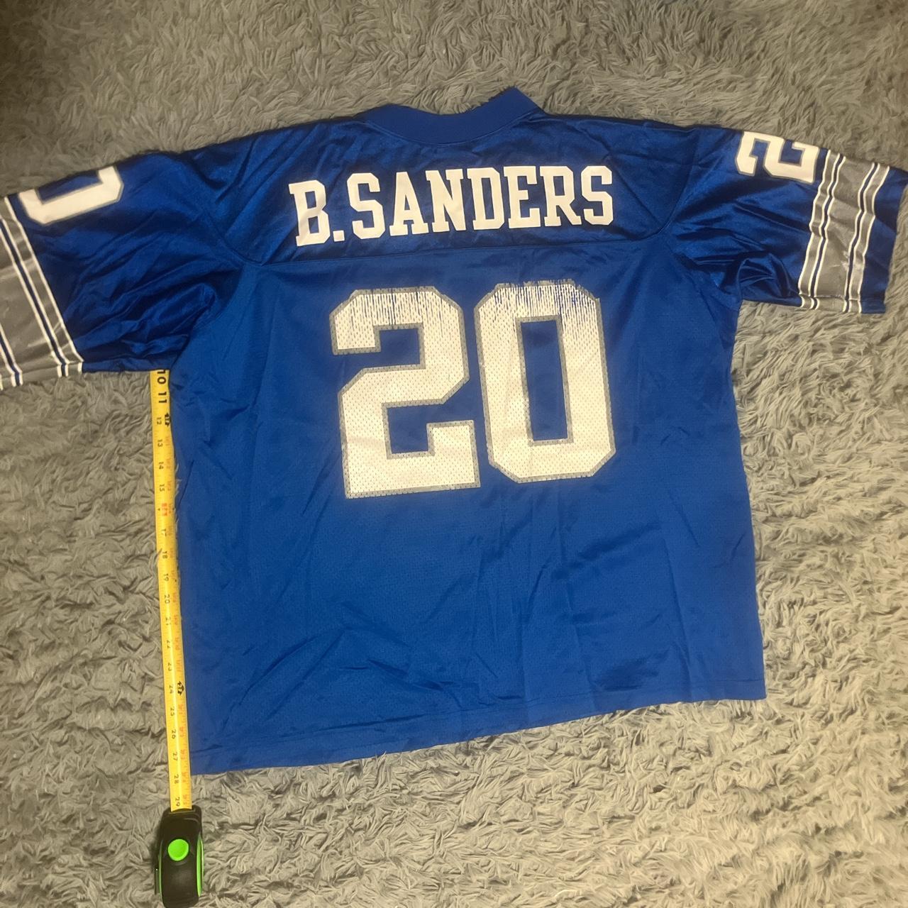 Logo 7 NFL Vintage Detroit Lions Barry Sanders 20 - Depop