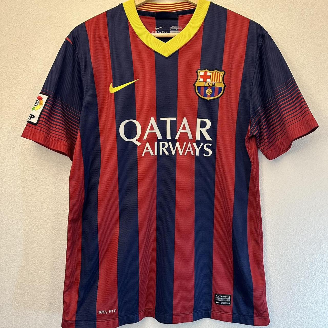 Nike FC Barcelona Qatar Airways Jersey. Tag: Nike,... - Depop