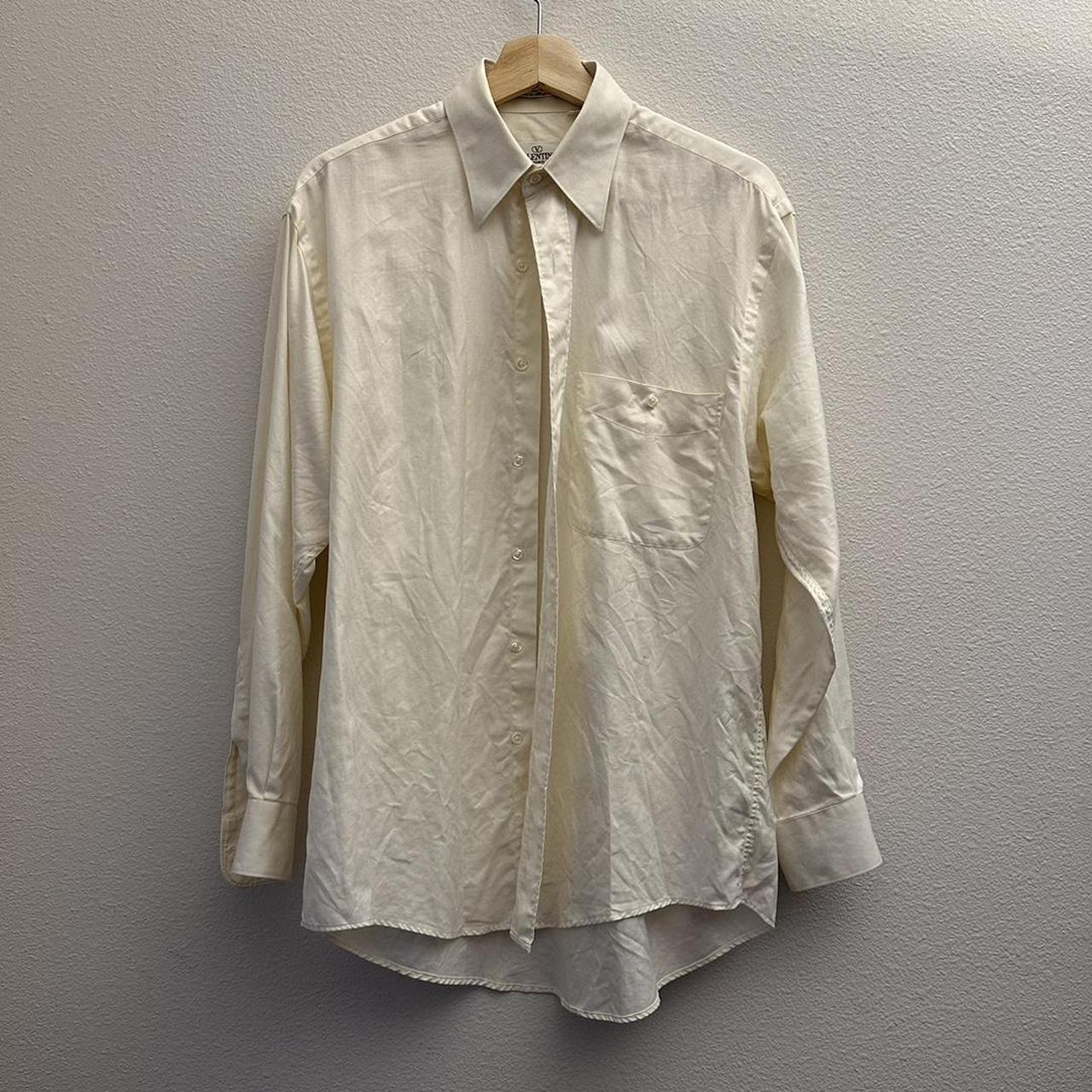 Vintage Valentino Button Up Shirt in the ever so... - Depop