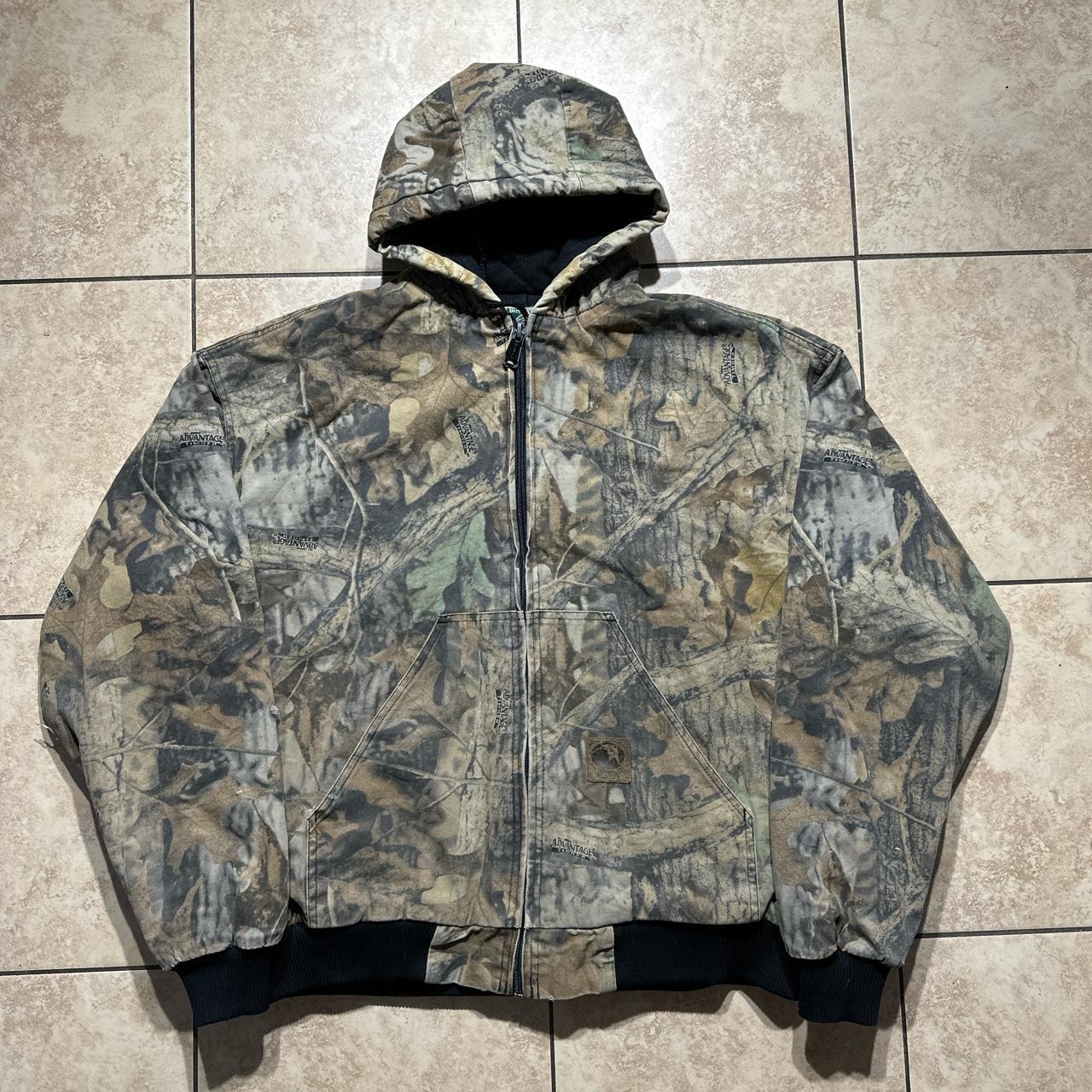 Vintage Berne Apparel Advantage Timber Camo Jacket