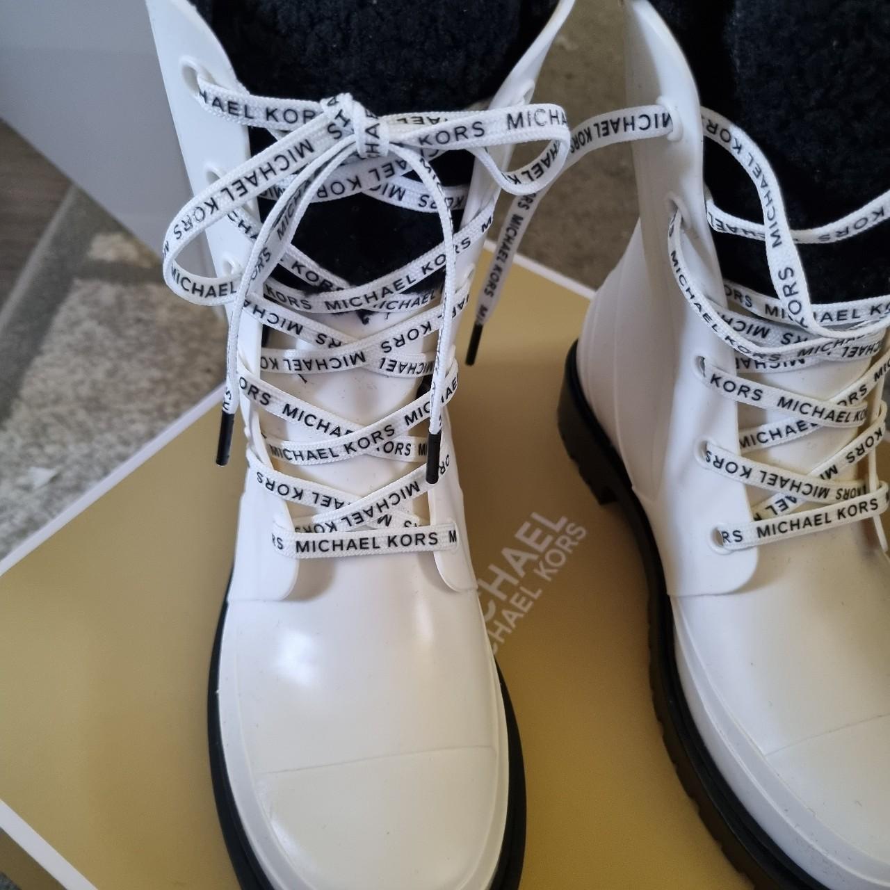 Michael kors deals white boots