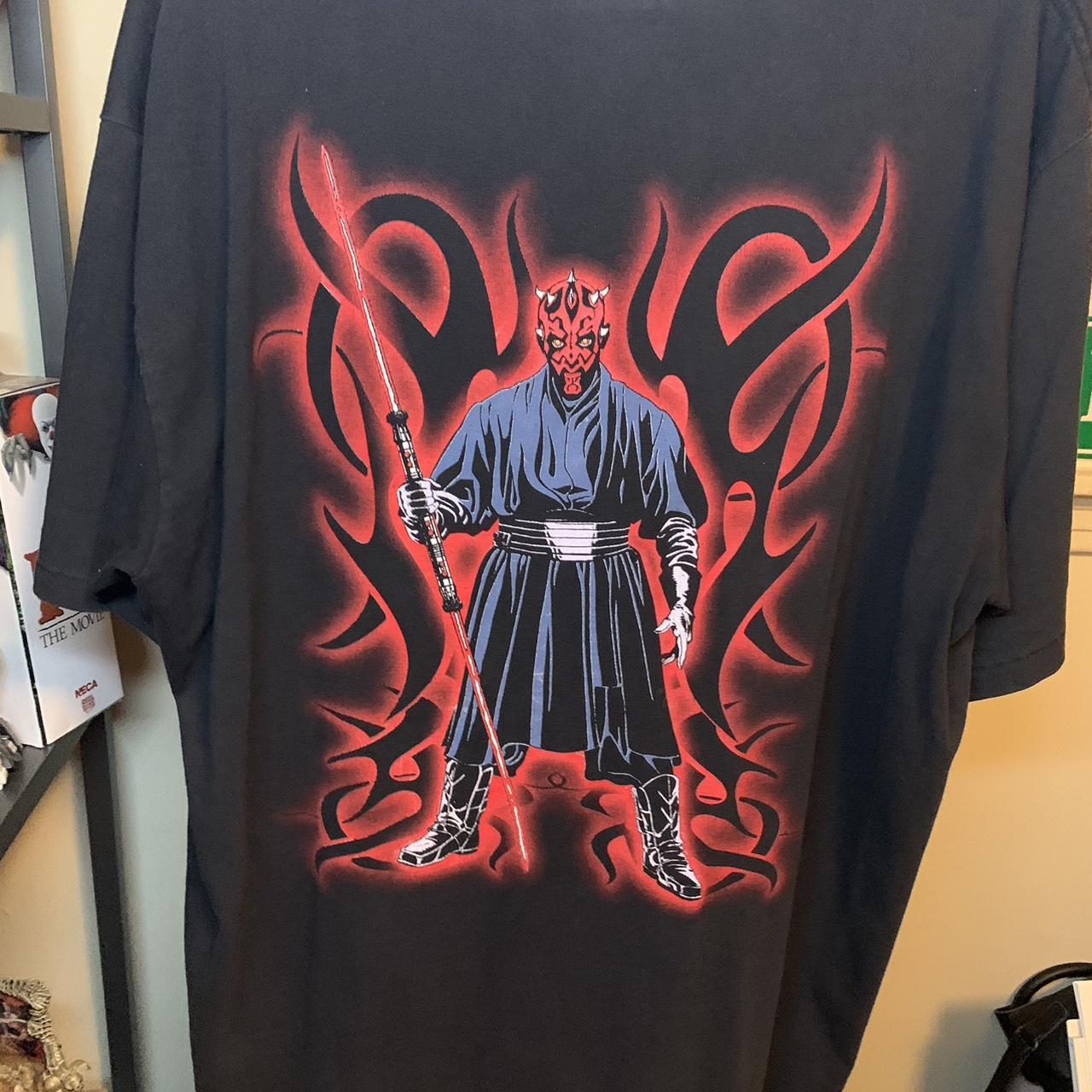 Rare 90s Star Wars Darth Maul tribal tee ⭐️ , Size:...