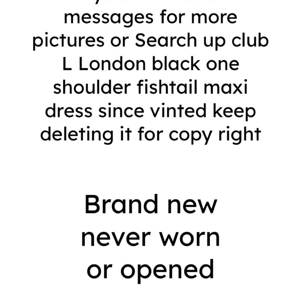 Club L London dress in black Size 4 Never worn... Depop