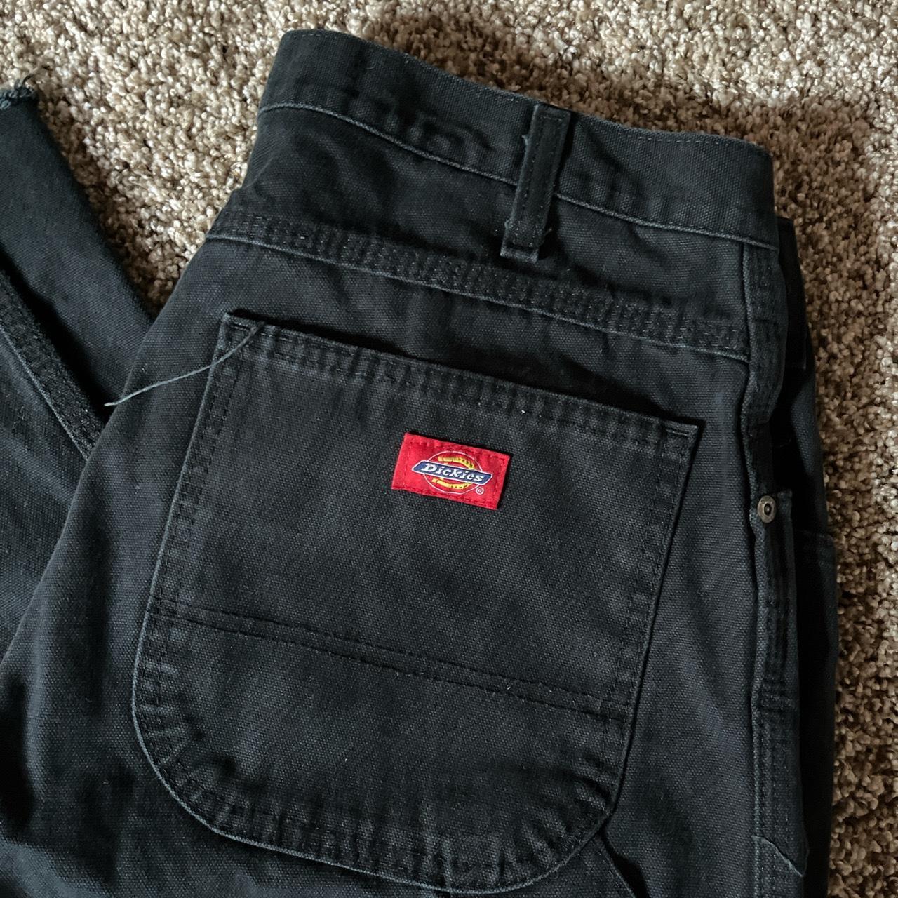 Black Dickies Carpenter Jeans, size 34x34 Waist... - Depop