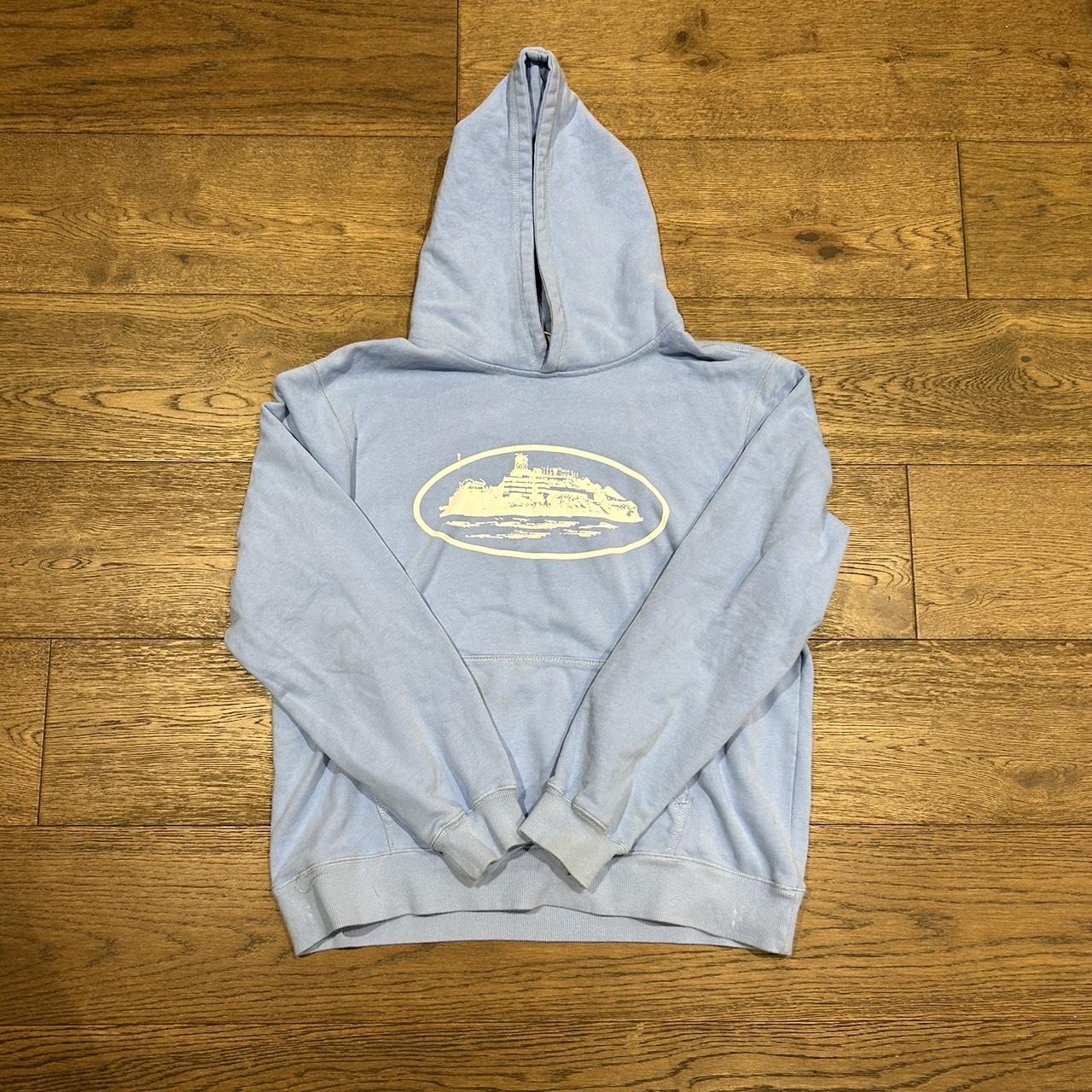 Corteiz Tracksuit Hoodie ‘Baby Blue’ Tag says Large... - Depop