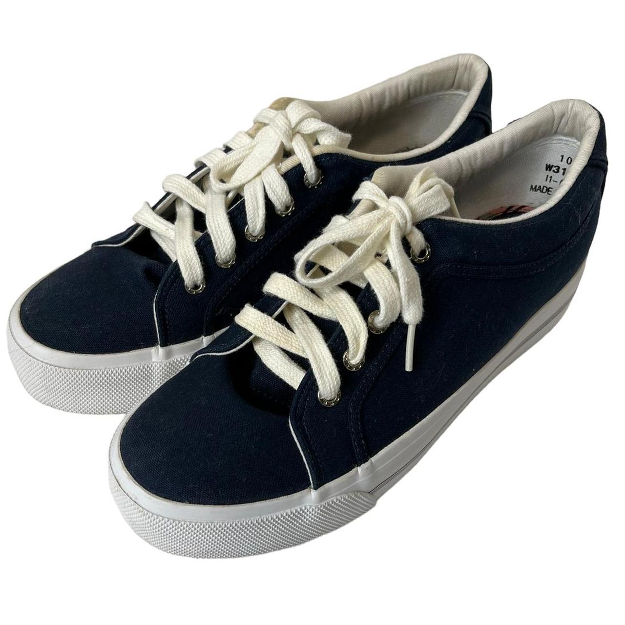 En god ven Irreplaceable Vi ses Y2K Tommy Hilfiger Canvas Blue Vintage Sneakers... - Depop