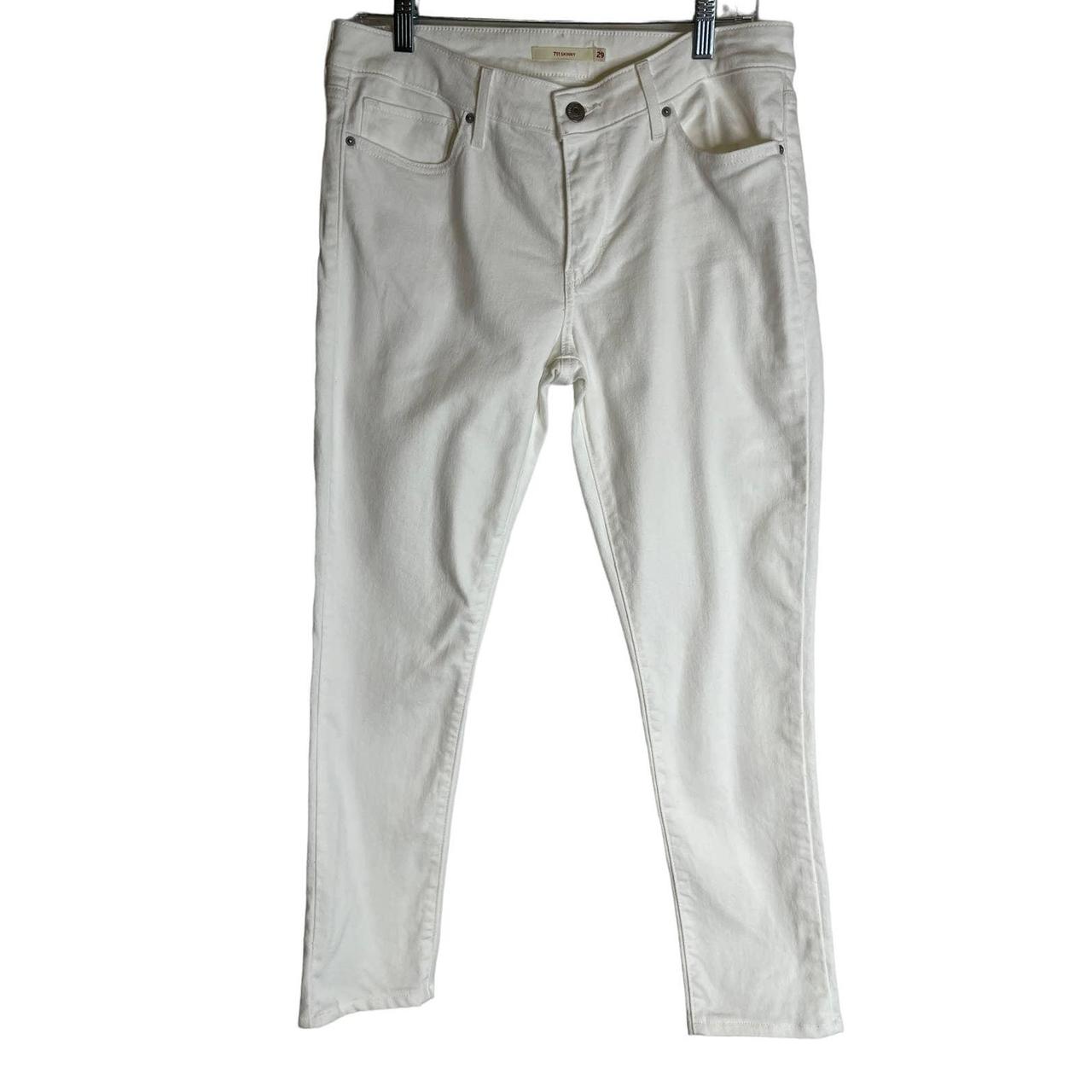 Levi's 711 outlet white