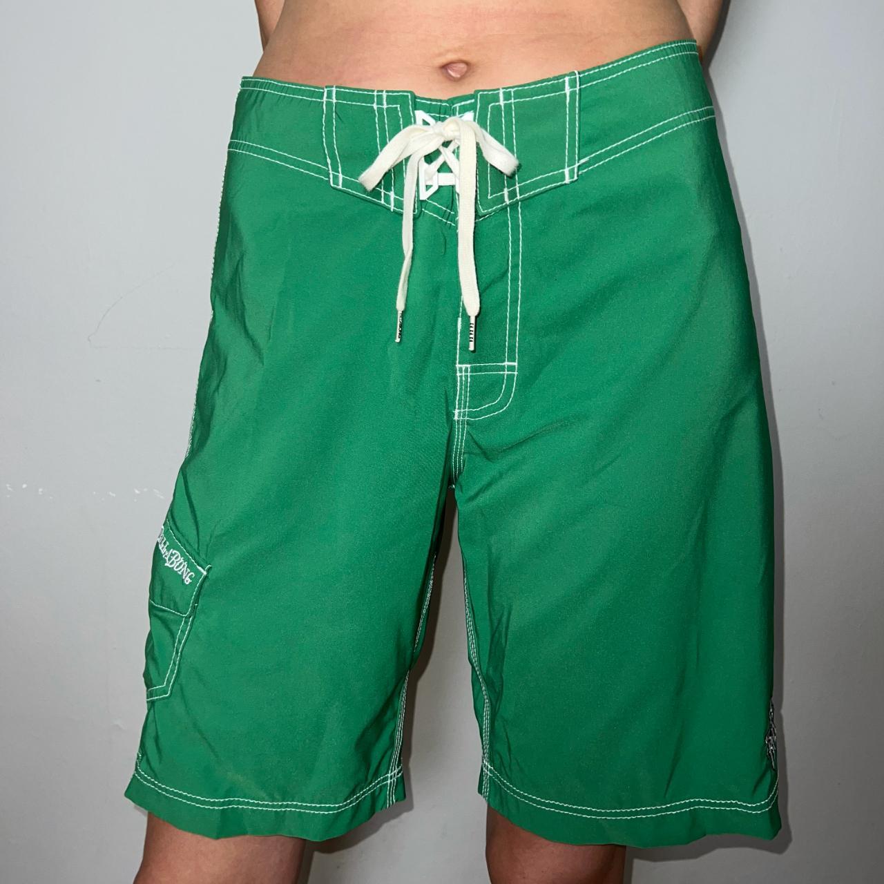 Billabong Men's Green Shorts | Depop