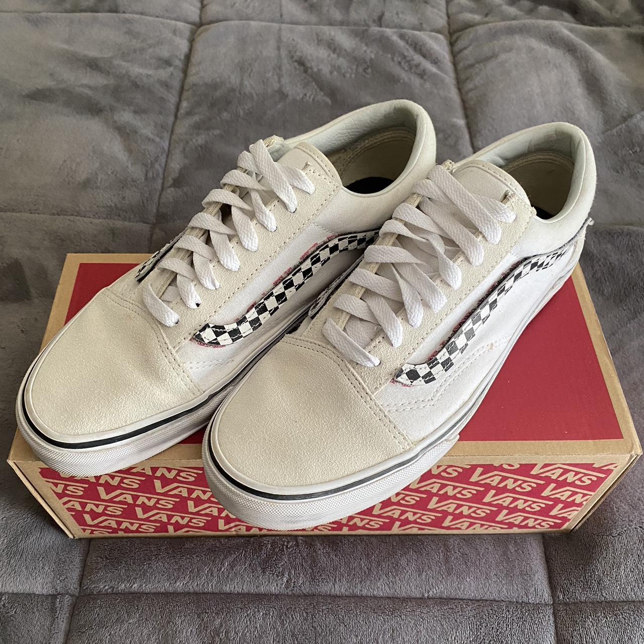 Vans old hotsell skool velcro stripe