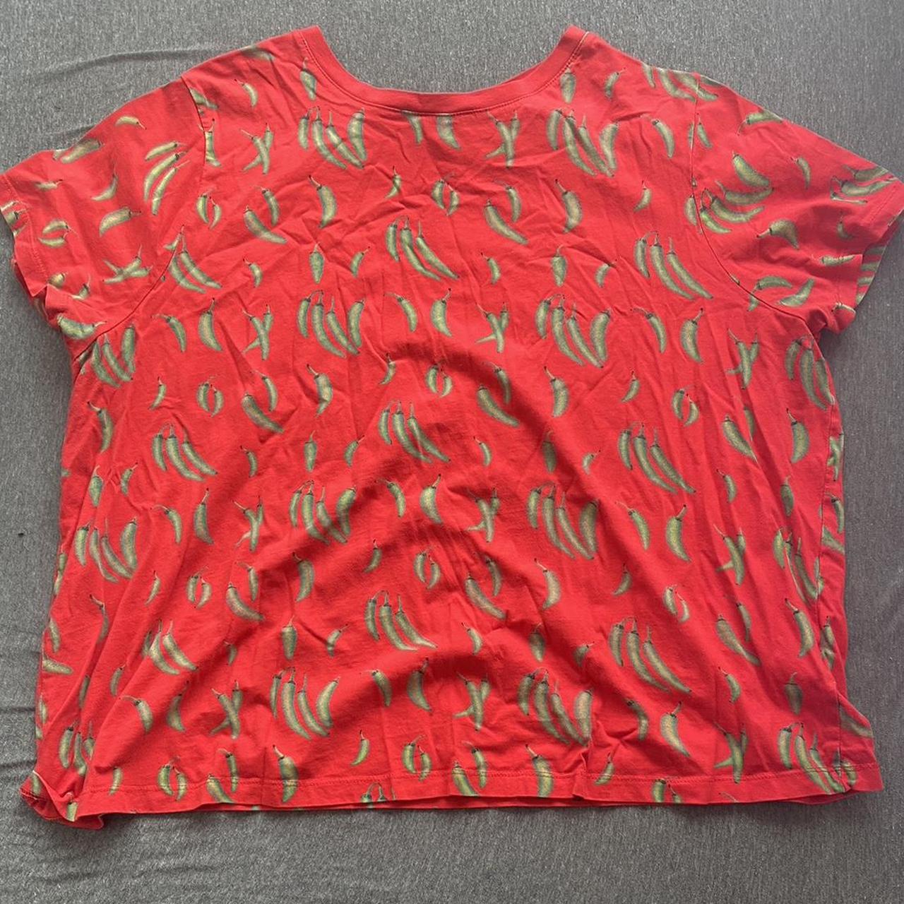 green pepper red forever 21 tshirt ️‍🔥 #indie... - Depop