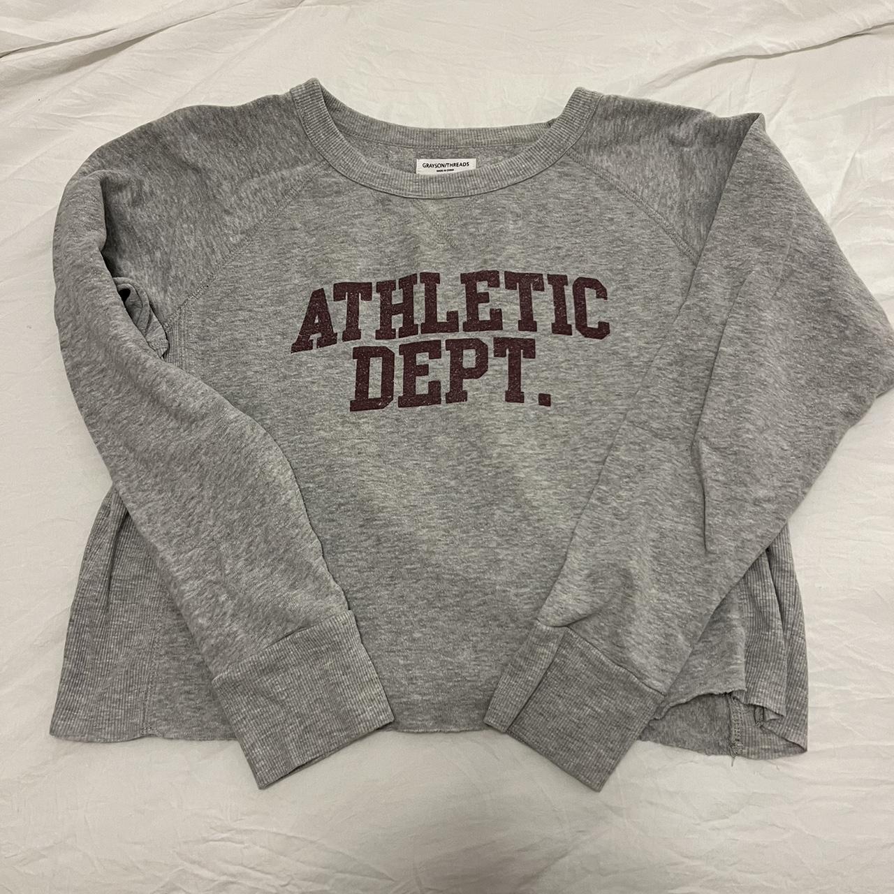 Cute Grey Sweatshirt Brand: Grayson Threads Size:... - Depop