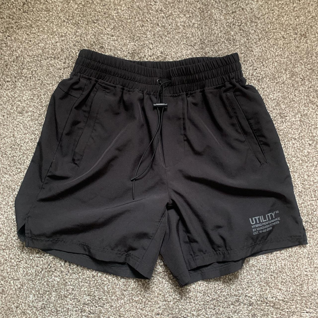 Vanquish Utility V2 Black 5” Shorts Small / Black Depop