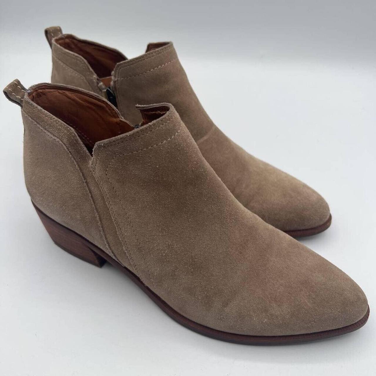 Franco Sarto Womens Paivley Ankle Boots Booties Tan