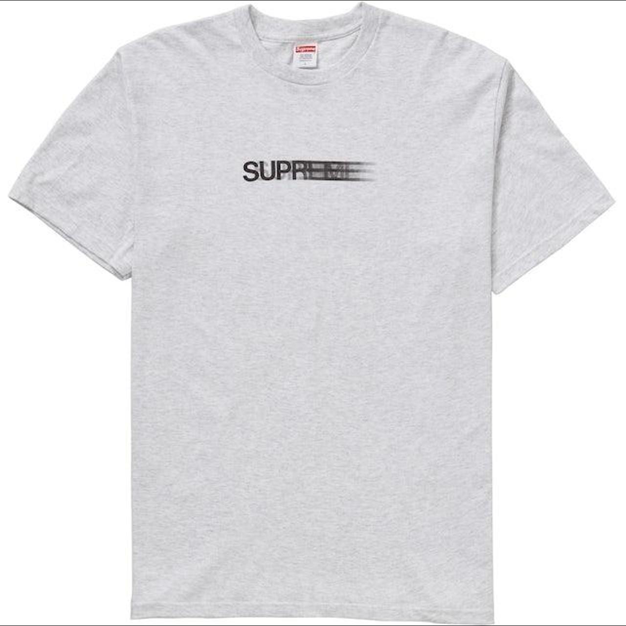 Supreme motion logo sales tee grey