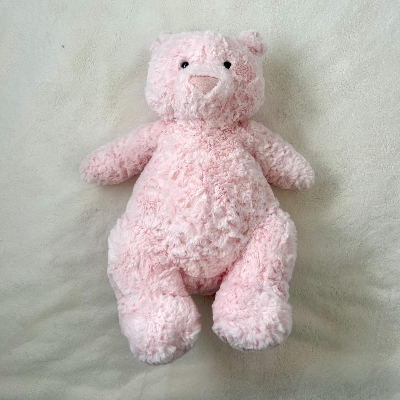 leola bear jellycat (size large) pink plush, teddy | Depop