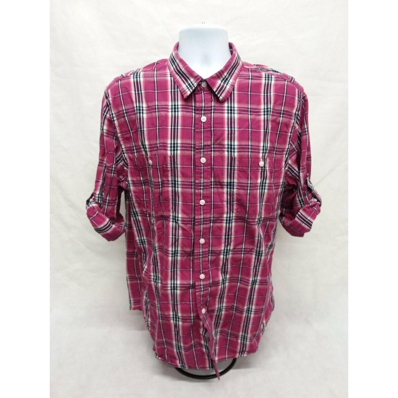 Men's XL - Club Room - Fitted Long Sleeve Button-Up... - Depop