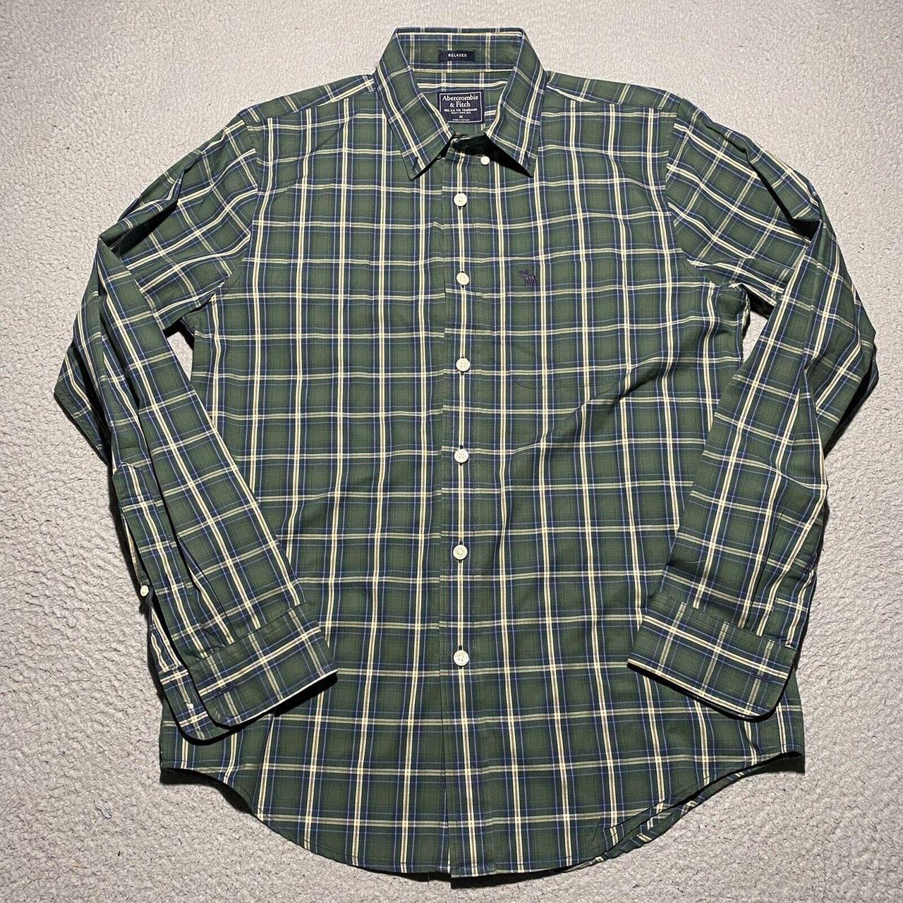 Abercrombie And Fitch Long Sleeve Shirt Mens Medium Depop