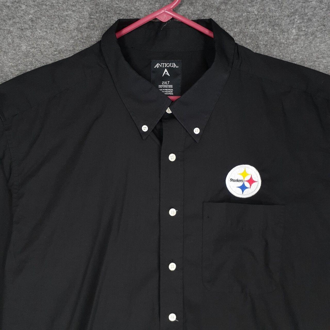 steelers button up shirt