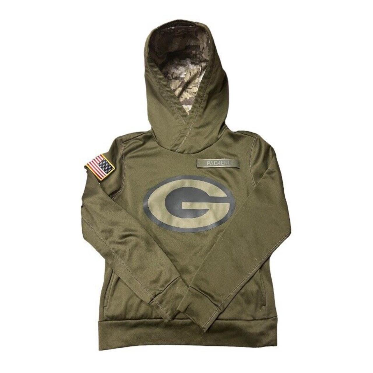 Nike Green Bay Packers NFL salute to service hoodie. - Depop