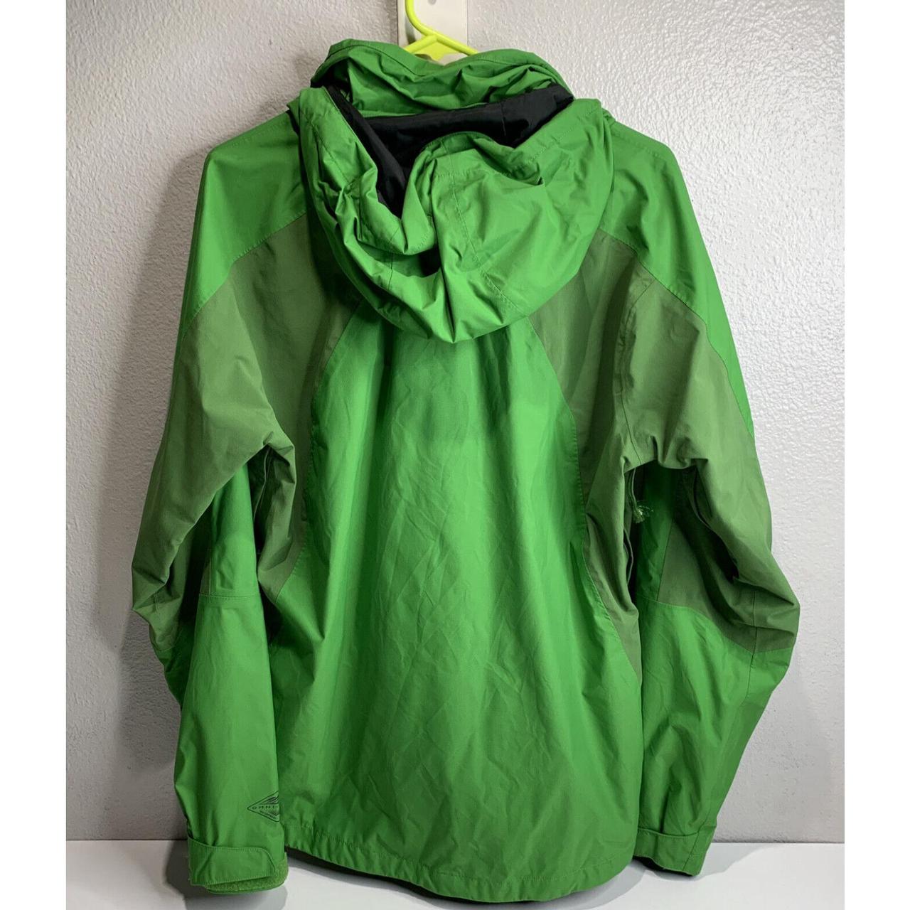 Columbia Mens Rain Coat Jacket Green Medium Omni... - Depop