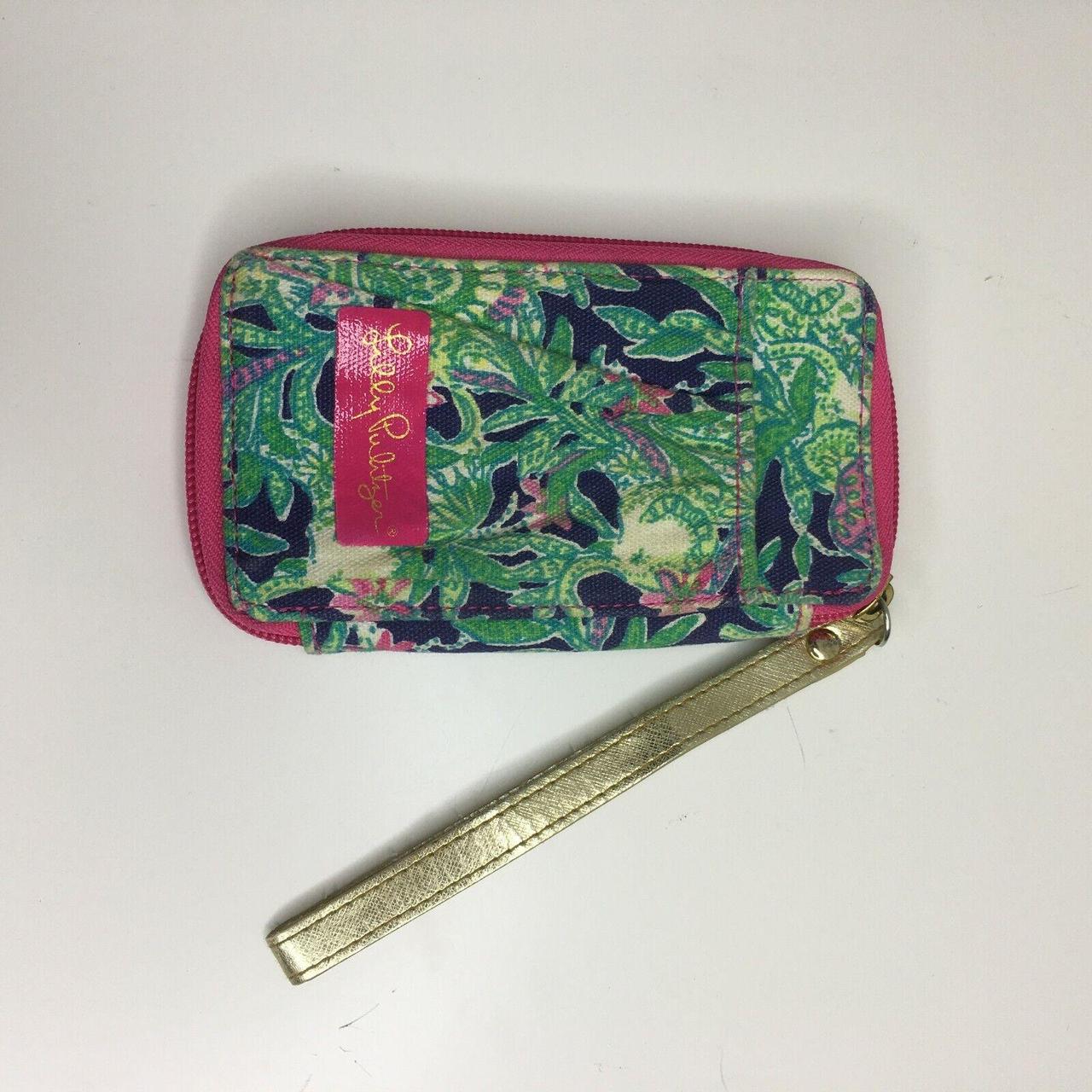 Lilly Pulitzer Wallet Clutch Hand Strap Floral... - Depop