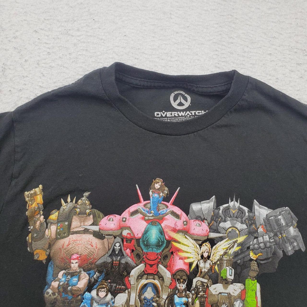 Overwatch Men's Black and Gold T-shirt (3)