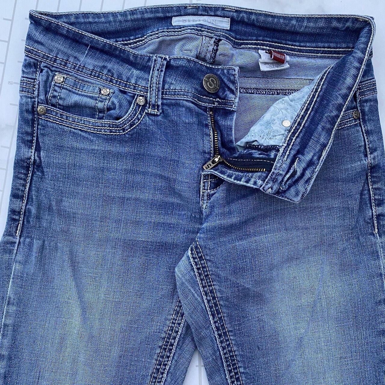 Stetson Jeans Mid Rise Size 8 (30x31) Blue Bootcut... - Depop