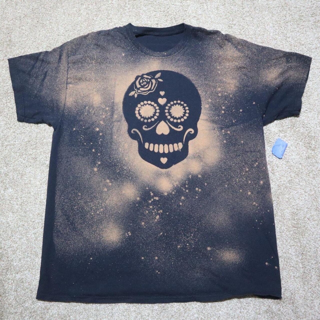 Sugar Men's Black Tshirt Depop