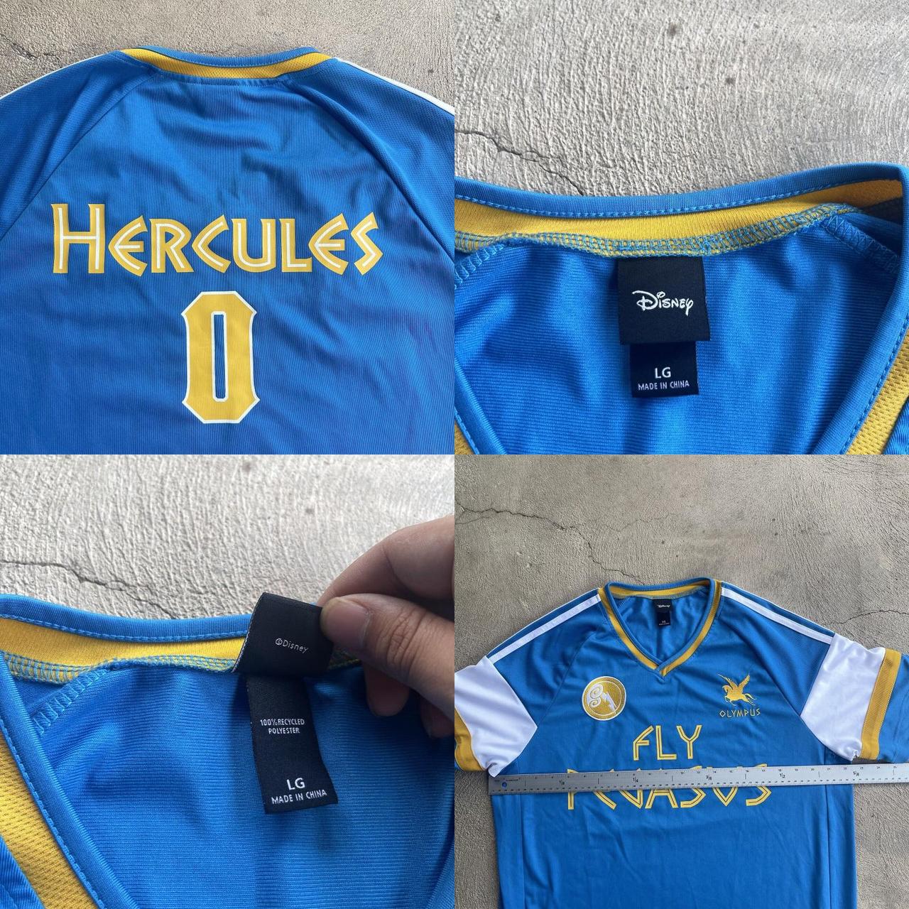 Disney Hercules 'Hero' Basketball Jersey Vintage - Depop