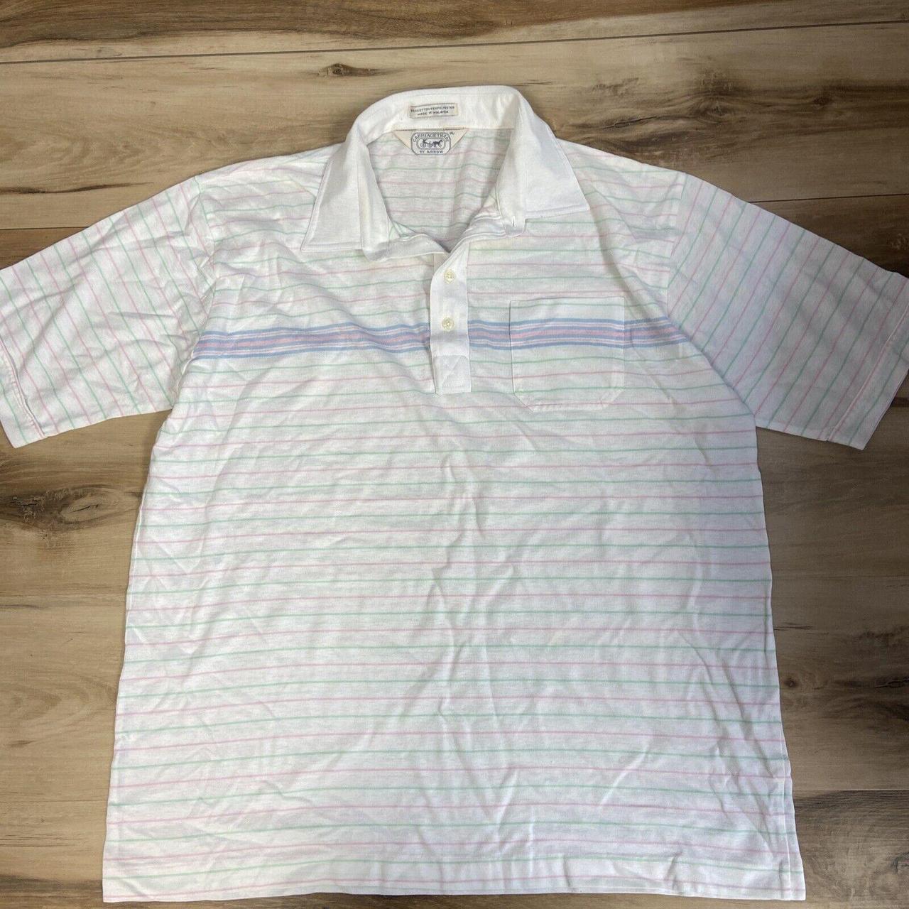 Barrow Men's White and Pink Polo-shirts (2)