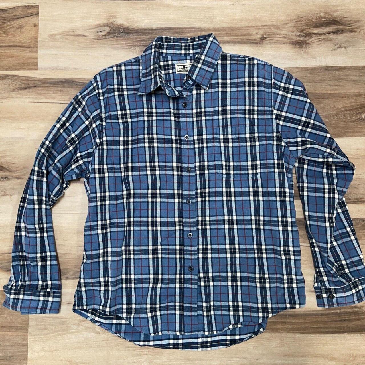 Women's L.L.Bean Scotch Plaid Flannel Tunic Shirt