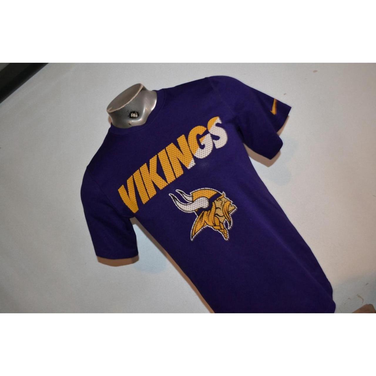 Minnesota Vikings Purple Nike T-Shirt. Fits Men's - Depop