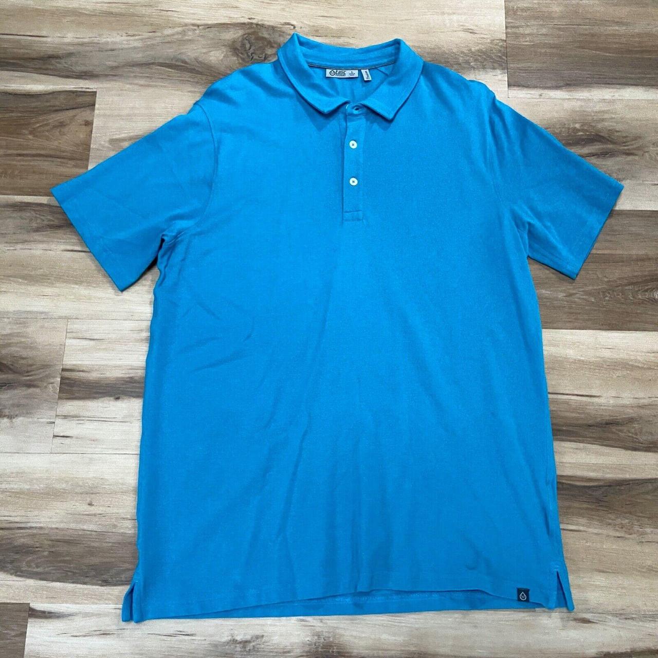 Tasc Performance Men's Blue Polo-shirts | Depop