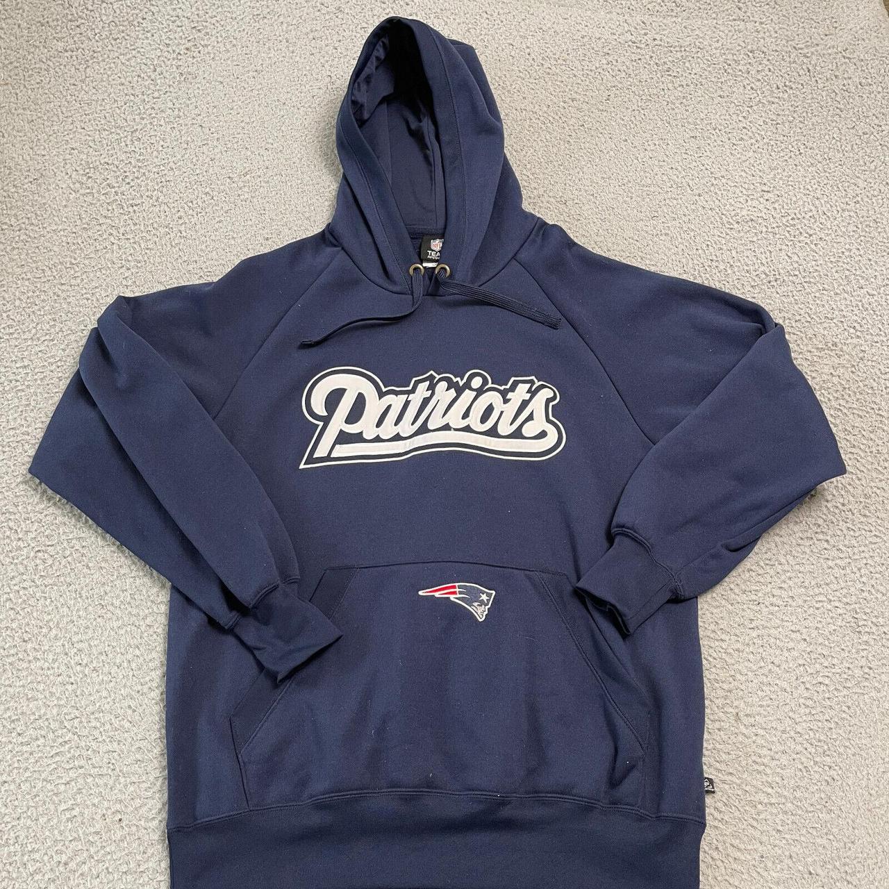 New England Patriots Crewneck Sweatshirt Men's Medium Gray Pullover NFL