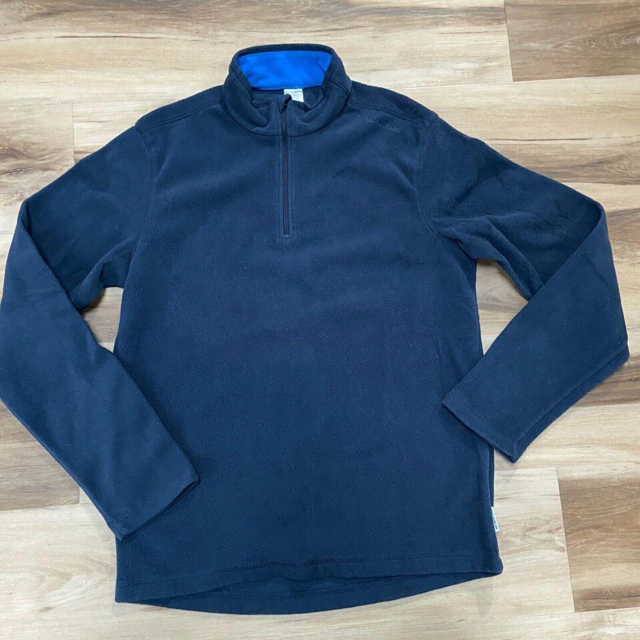 QUECHUA Oxylane Mens Small Fleece Pullover 1/4 Zip... - Depop