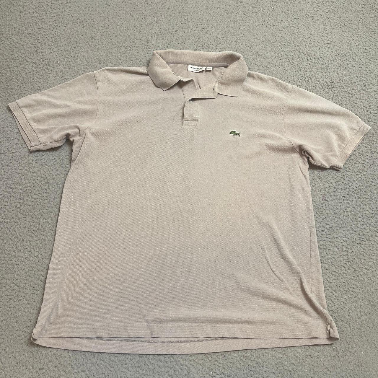 Lacoste Polo Shirt Mens Size 2XL Gray Short Sleeve... Depop