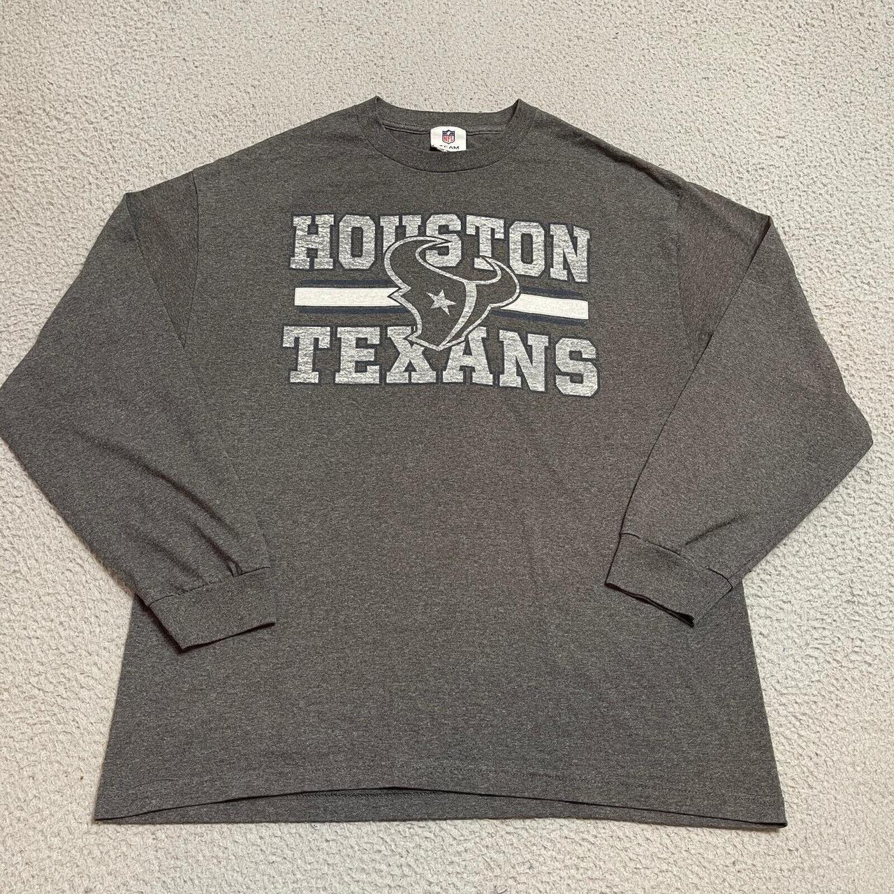 HOUSTON TEXANS - Men Size XL - Long Sleeve Pullover Shirt