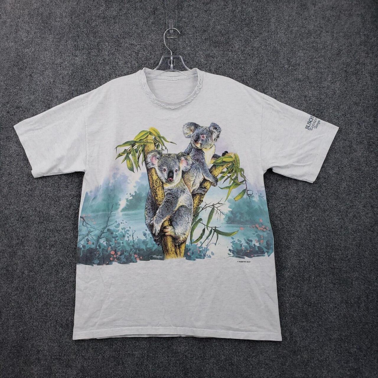 Habitat XCIV T-Shirt Mens L Large White Koala... - Depop
