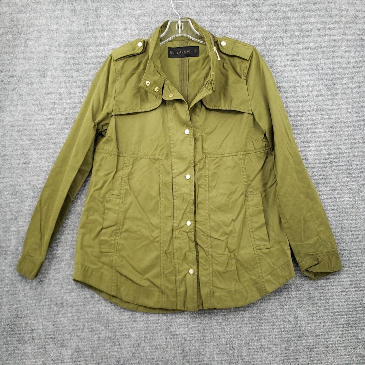 Military jacket hot sale womens zara